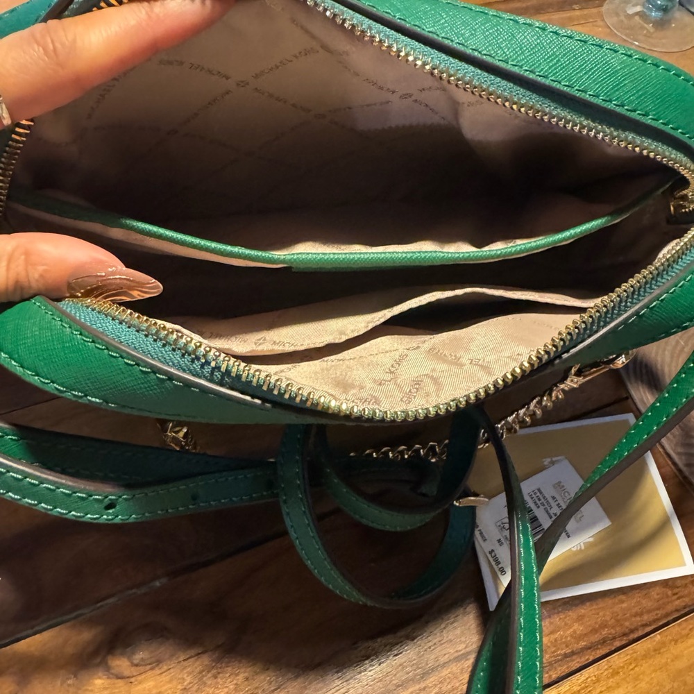 Michael Kors Green Crossbody Bag - Picture 6 of 7